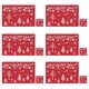 thumbnail image 1 of Sincero 2pcs Chapeau De Pre Nol Bonnet De Nol Chapeau De Fte De Nol Chapeau De Bas Tricot Rouge Bonnet De Crne, 1 of 5