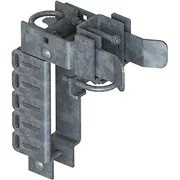 NMI Fence - GateShare Multi-Lock Latch for Single Walk Chain Link Gate 1-5/8" or 2" Gate Frame and Latching on a 2-1/2" Post. Up to 5 Padlocks - GSL-5-25 - Nationwide Industries