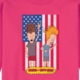 thumbnail image 2 of Beavis & Butthead - Americana  - Men's Crew Neck Fleece Pullover, 2 of 4
