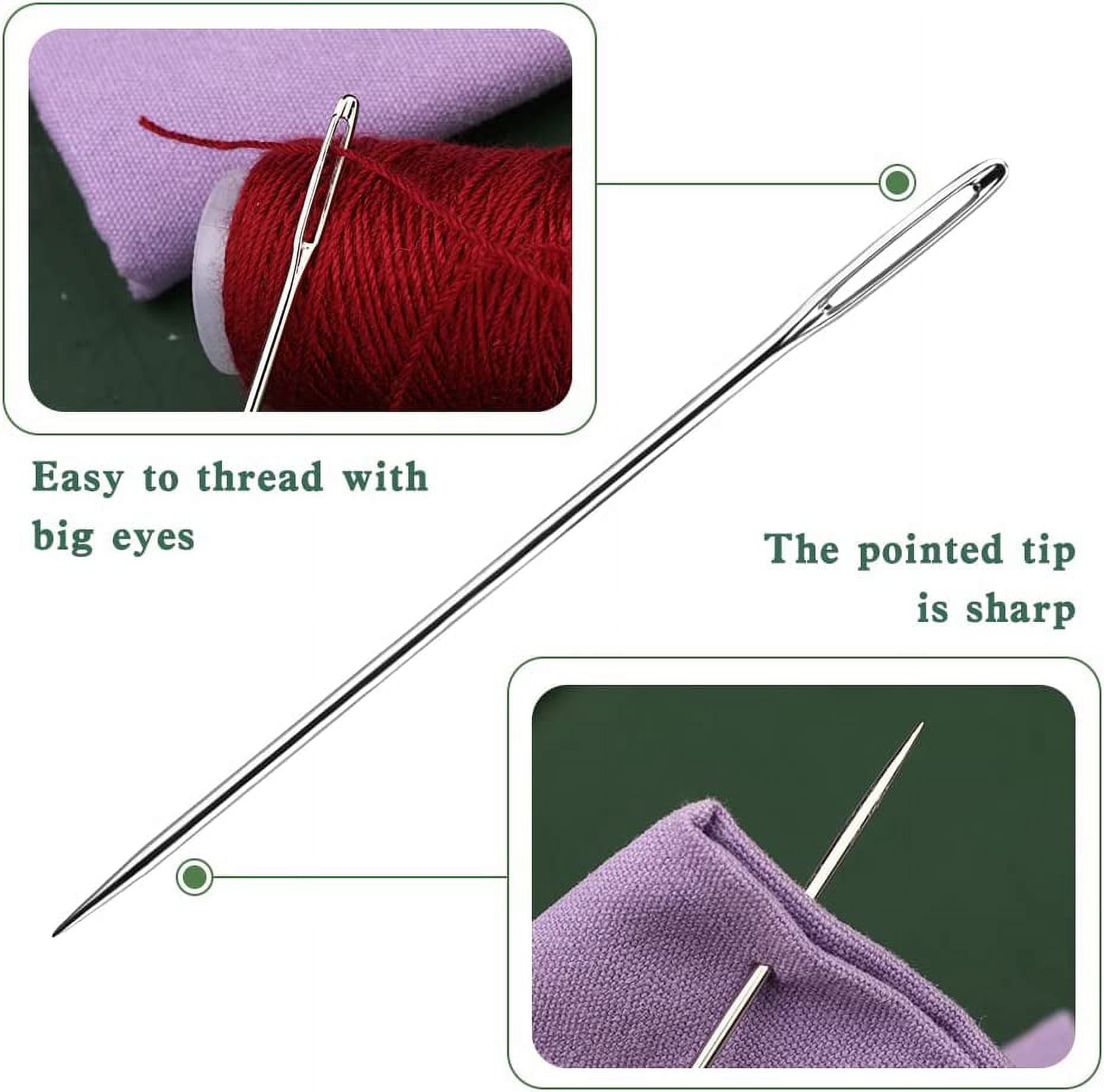 Bodkin Large Sewing Needles, Sharp Sewing Needle Big Eye