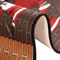 thumbnail image 6 of SKYSONIC 2'X6' Santa Claus in Chimney Runner Rug with Rubber Backing, Funny Christmas Non Slip Entryway Rug Runner Washable Soft Area Rug Carpet for Hallway Bedroom Kitchen Decor, 6 of 6