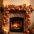 thumbnail image 5 of Fall Leaf Garland Fall Decorations For Home Fall Decor Autumn Decorations Autumn Garland Fall Outdoor Decorations Fake Fall Leaves Fall Garland Leaves Decor Fall Leaves, 5 of 9