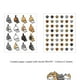 thumbnail image 4 of 2 hojas de pegatinas de material creativas DIY Kawaii Cat Craft Stickers (estilo C), 4 of 4