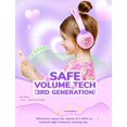 thumbnail image 3 of Auriculares inalámbricos Bluetooth para niños iClever Light Up Cat Ear, 3 of 7
