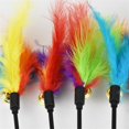 thumbnail image 4 of Funny Kitten Cat Teaser Interactive Toy Rod with Bell Toys For Pet Cats Stick Wire Chaser Wand Toy Random Color Style A 1pc Random, 4 of 6