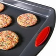 thumbnail image 6 of 5-Piece Non-Stick Baking Pan Set - Carbon Steel with Black Coating, Red Handles - Includes Cake, Bread & Cookie Pans - Oven Safe for Even Heating, 6 of 6