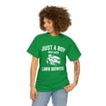 thumbnail image 3 of Just a Boy Who Loves Lawn Mowers Shirt, Funny Lawn Mowing Gift Tee -ID: 581, 3 of 7