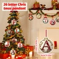 thumbnail image 3 of 2D Acrylic Letter Christmas Ornaments for Tree Decorations, Xmas Decor, Holiday Hanging Decor for Home and Gifting,W, 3 of 6