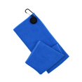 thumbnail image 3 of Toalla de golf ligera para limpiar pelotas, con absorción de agua y mosquetón. Azul, 3 of 9