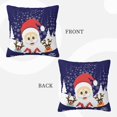 thumbnail image 3 of ZICANCN Decorative Throw Pillow Covers , Cartoon Cute Santa Couch Sofa Decorative Knit Pillow Covers for Living Room Farmhouse 24"x24", 3 of 8