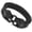 Black, variant on 8.66" Silver/Black/Gold Stainless Steel Link Chain Wolf Bracelet Men's Wristband-Gold