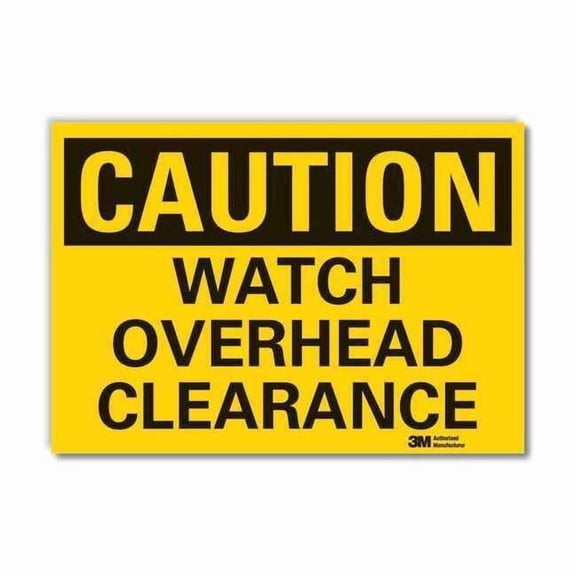 Lyle Caution Sign,7inx10in,Non-PVC Polymer LCU3-0295-ED_10x7