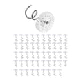 thumbnail image 3 of Pinzas para Sábanas Sin Marcas, con Alfileres en Espiral para Una Sujeción Segura. Cabezales Transparentes Que No Dañan Las Sábanas. Fáciles de Usar. 50 piezas, 3 of 8