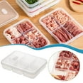 thumbnail image 3 of 6-Compartment Food Storage Box - 790ml Each, 4-Compartment 720ml, PP Material, Refrigerator Organization, Stackable Design, Clear View, Leak-Proof Cover, 3 of 10