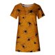 thumbnail image 4 of Blusas Para Mujer, Conjuntos de Camisas, Tops, Moda , Manga Corta, Cuello en V, Estampado de Botones, Blusa Informal, Camiseta Odeerbi ODB137013, 4 of 5