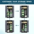 thumbnail image 3 of MIIIKO Metal Storage Cabinet,72'' Employee Lockers Steel Wardrobe with Lock Door for Office,Home,Gym,Fire Department,Hotel, 3 of 7