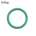 thumbnail image 2 of Fluorine Rubber O Rings 9.5mm OD, 7.5mm Inner Diameter, 1mm Width, Seal Gasket Green 5Pcs, 2 of 3