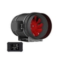 thumbnail image 1 of Inline Exhaust Fan 8 Inch EC Motor Smoke Extractor With Speed Controller 553 CFM Strong Airflow 200mm Duct Ventilation Fan ,High-Efficiency, 1 of 5