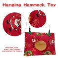 thumbnail image 1 of Casa de Nido de Pájaro triangular colgante hamaca ligera para hámster Wdftyju loro cama para dormir cabaña de felpa cálida accesorios para dormir para mascotas, 1 of 8