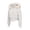 White, variant on MexChoioe Womens Puffer Jacket Cropped Hooded Full Zip Long Sleeve Fall Winter Warm Outer Coat Jacket