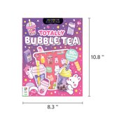 Hinkler Kaleidoscope Coloring with Stickers Totally Bubble Tea Kids for Ages 6 - 12 48 Pages