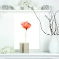thumbnail image 1 of Watercolor Large Red Poppy Flower - Large Flower Canvas Wall Art, 1 of 3