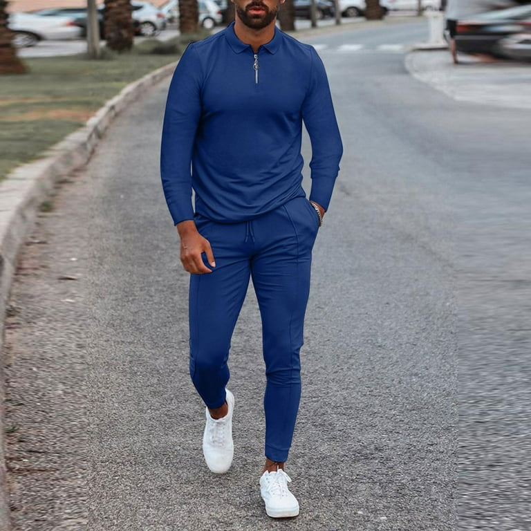 Blue Track Suit Outfits For Men (31 ideas & outfits)