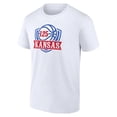thumbnail image 2 of Men's White Kansas Jayhawks Basketball 125th Anniversary T-Shirt, 2 of 3