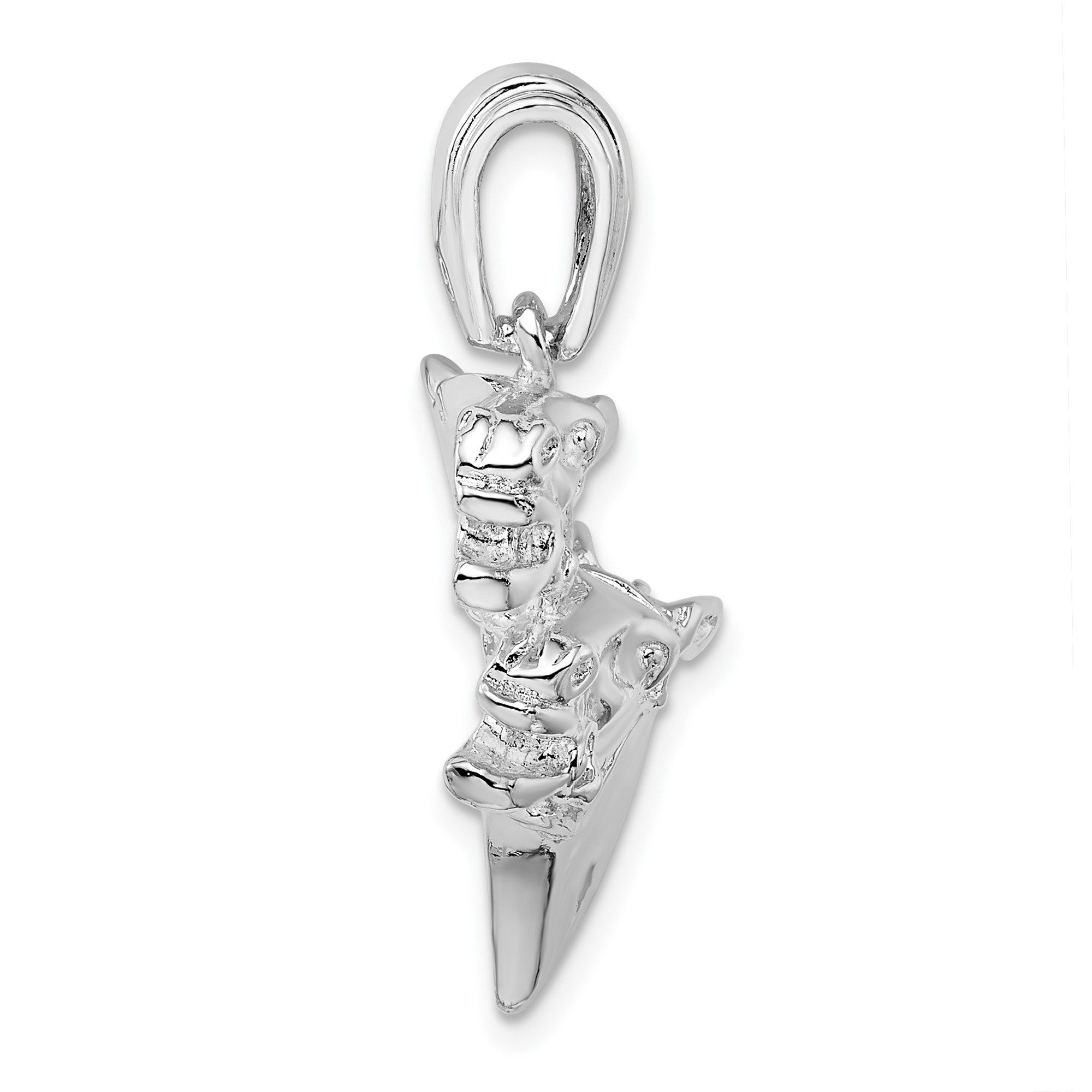 Sterling Silver Horse Pendant with Three Galloping Heads for Men and Women, Western Equestrian Necklace Charm Symbolizing Strength and Freedom