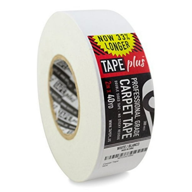 Professional Rug Tape 2 Inch by 40 Yards (120 Feet! 2X More!) Double Sided NonSlip Carpet