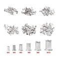 thumbnail image 2 of 20Pcs Flat Head Rivet Nut M3 M4 M5 M6 M8 M10 Aluminum Alloy Threaded Rivet Insert Nut Set Cap Rivet Nut, 2 of 3