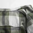 thumbnail image 7 of Flannel Fleece Jacket Women Plaid Zip Up Cropped Jackets Long Sleeve Collared Shackets with Pockets Fashion Going Out Jackets Fall Clothes 2025, 7 of 7