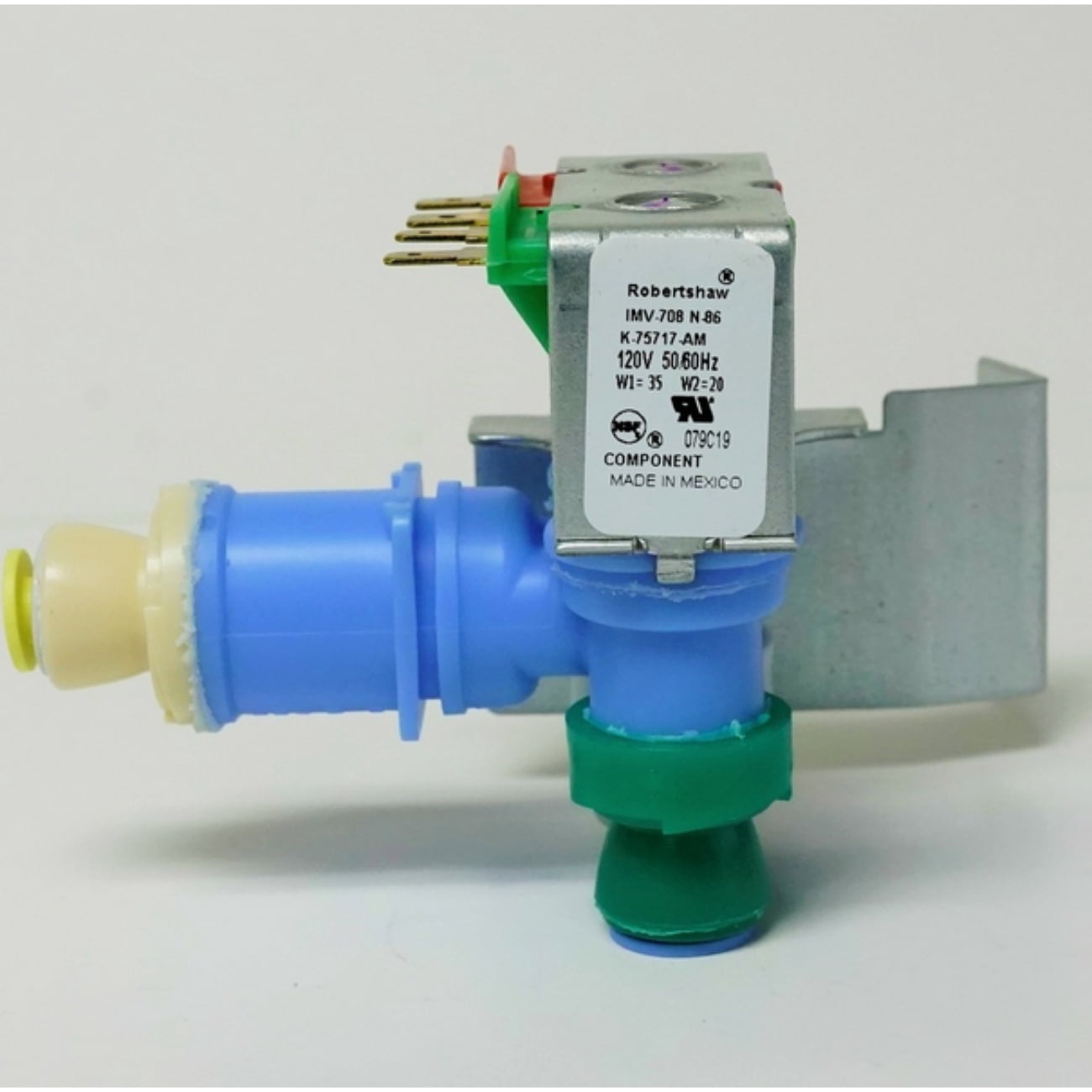 Refrigerator Water Inlet Valve For Whirlpool ED2FHEXSB04 ED2FHEXSB05 ED2FHEXSL02 ED2FHEXSL03 ED2FHEXSL05 ED2FHEXSQ04 ED2FHEXSQ05 ED2FHEXSS03 ED2FHEXSS05 ED2FHEXST00 ED2FHEXST02 ED2FHEXST03