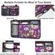 thumbnail image 5 of Bolsa lateral para silla de ruedas HSGEZUOQI Upgrade Flower Purple Butterfly, 5 of 6