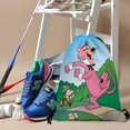 thumbnail image 3 of Snagglepuss Mochila de Cuerdas para Deportes y Gimnasio, Bolsa de Cuerdas Resistente al Agua, Bolsa Cinch, 30×40cm, 3 of 6