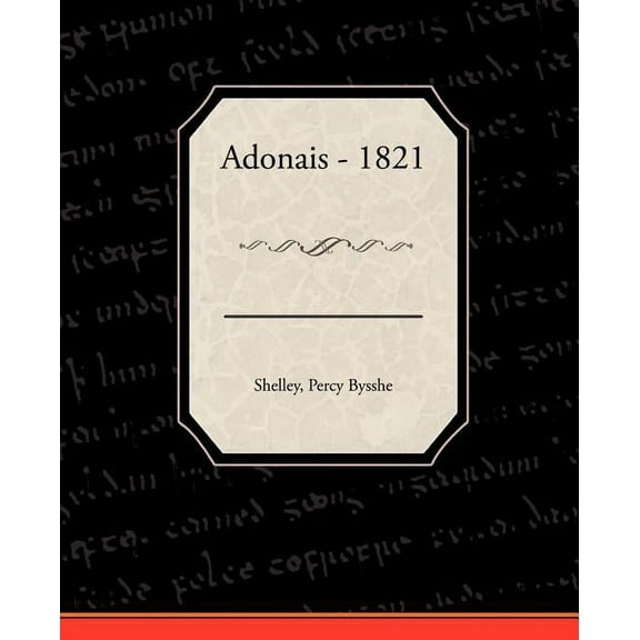 Adonais - 1821 (Paperback)