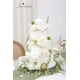 thumbnail image 2 of Ramo de boda de seda blanca Serwalin con flores artificiales, 2 of 7