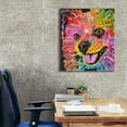 thumbnail image 3 of Epic Graffiti 'Pom Pom 2' by Dean Russo, Canvas Wall Art, 26"x30", 3 of 8