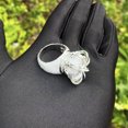 thumbnail image 3 of DUBSS Iced Out Crown Ring for Men Real Gold Plated 5A Cubic Zirconia Hip Hop Jewelry, 3 of 5