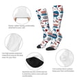 thumbnail image 3 of Fuzoiu Fourth Of July Party Print Adult Stockings,Crew Socks,Unisex Fashion Socks, Casual Sports Socks,Comfortable Crew Socks for Everyday Wear and Sports, 3 of 6