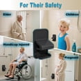thumbnail image 4 of Runspich Shower Foot Rest for Shaving Legs, Wall Mount Non-Slip Shower Step with Soap Box, Leg Shaving Holder & Shelf (Gray), 4 of 8