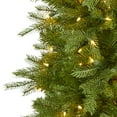 thumbnail image 5 of Nearly Natural Clear Prelit 400 Incandescent Green Holiday Fir Artificial Christmas Tree, 6', 5 of 10