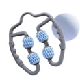 thumbnail image 1 of Leg Muscle Roller, Relieve Muscle Soreness, Thigh Calf Massage Roller Arm Elbow Fascia Hamstring (Fishbone pattern sky blue), 1 of 3