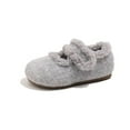 thumbnail image 2 of Fozruso Girls Winter Lined Sneakers Warm Soft Sole Casual Shoes For Kids Non Outdoor Play Footwear With Comfortable Lightweight,Sizes 12.5(6.5-7 Years), 2 of 6
