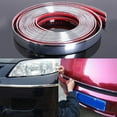 thumbnail image 6 of SPRING PARK Universal Auto Car Chrome Styling Decoration Moulding Trim Strip Tape Protector Cover Width 15mm & 1 meter Length, 6 of 7