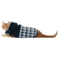 thumbnail image 6 of Vibrant Life Blue Plaid Fleece Hooded Jacket, Size Medium, 6 of 9