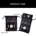 thumbnail image 3 of Moonphase Astrologys Tablecloth with Drawstring Bag Tarots Divinations Tablecloth Altars Cloth Divinations Accessory, 3 of 4