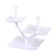 thumbnail image 2 of Platos de Fruta, Mesa de Centro, Estante Transparente para Dulces y Postres, Ideal para Fiestas y Bodas. Bandeja de Postres de Varios Niveles para Colocar Sobre La Mesa., 2 of 6
