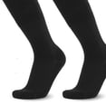 thumbnail image 5 of BRGZLK Youth Kids Football Socks Boys Girls Terry Bottom Thickened No Slip Sweat-Absorbent Knee High Sport Athletic Socks Kids Soccer Socks Black Free Size, 5 of 5