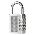 thumbnail image 1 of 4 Digit Combination Padlock Outdoor School Gym Lock, 1.6 Inch Alloy Body Password Lock for Locker Cabinet Toolbox Storage, Keyless Security with Ergonomic Design, 1 Combination Lock, 1 of 9